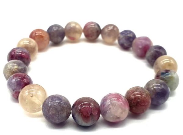 Bracelet tourmaline multicolore  (8mm)