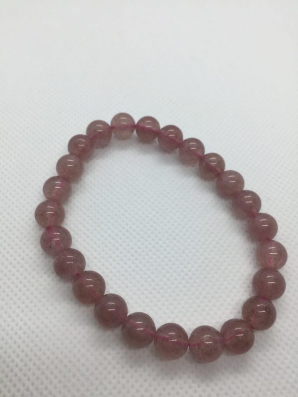 Bracelet Quartz Hématoïde (8mm)