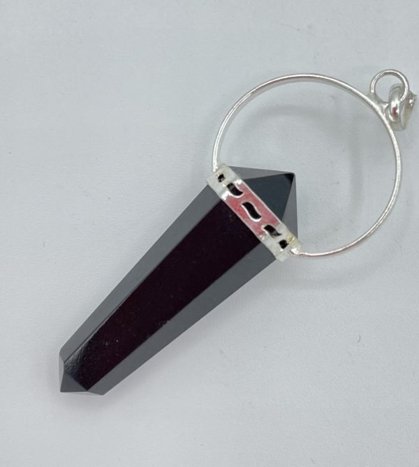 Pendentif pointe biterminée Tourmaline