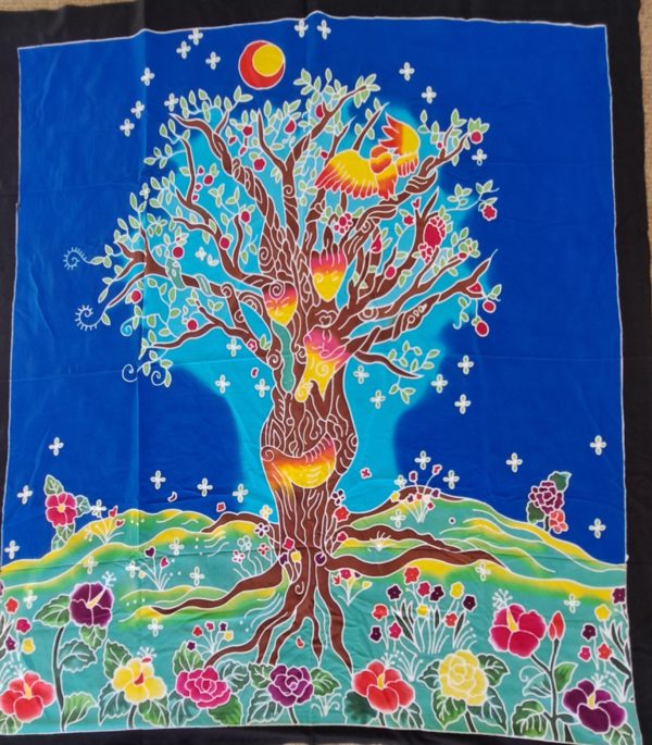 Tenture murale arbre de vie