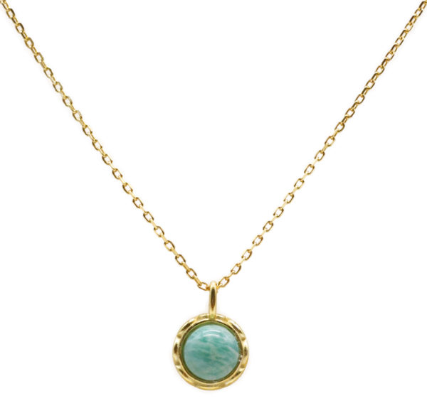 Collier argent 925 Amazonite