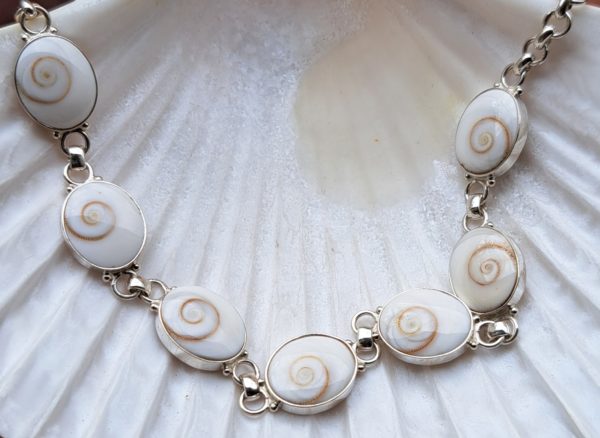 Bracelet oeil de sainte lucie argent