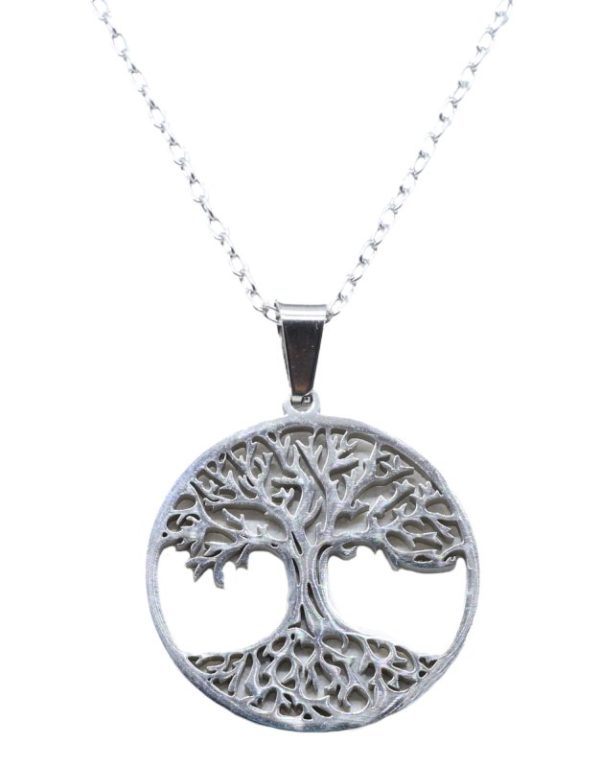 Collier arbre de vie acier inoxydable