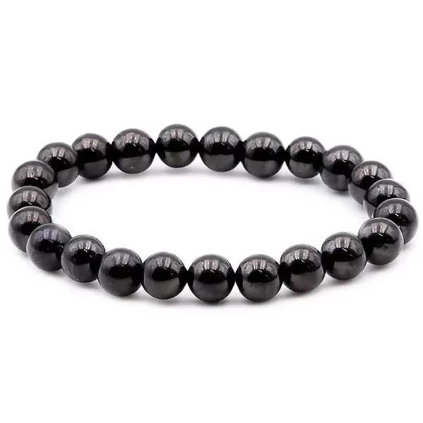 Bracelet jais 8mm