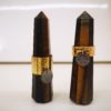Bague Acier inoxydable et Nacre - Gravée OOZRO